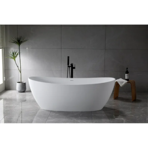 71" Stone Resin Freestanding Bathtub