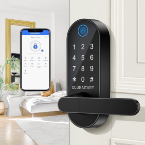 Smart Locks for Front Door & Bedroom, Built-in WiFi, App Remote Control