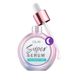 Olay Super Serum Night Repair 5-in-1 Lightweight Skin Cell Renewing Face Serum