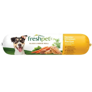 Freshpet Fresh Dog Food, Tender Chicken Recipe, Slice & Serve Roll