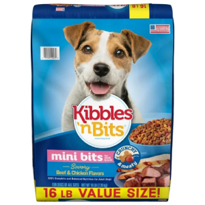 Kibbles ‘n Bits Mini Bits Small Breed Dry Dog Food Savory Beef & Chicken Flavors