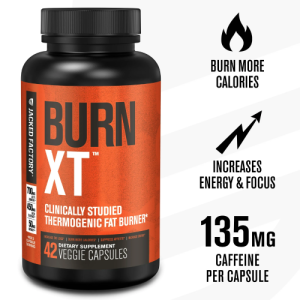 Jacked Factory Burn-XT Clinically Studied Fat Burner & Weight Loss Supplement