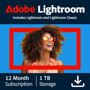 Adobe Lightroom 1TB | AI-assisted photo editor | 12-Month Subscription with auto-renewal