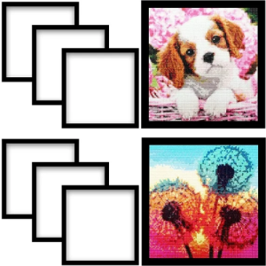6 Pack Diamond Art Painting Frames for 12x12in Diamond Painting Canvas
