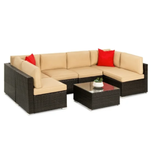 Best Choice Products 7-Piece Outdoor Modular Patio Conversation Furniture